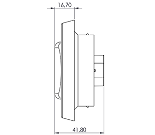 Oval-Stop-Tail-Turn-Backup-LED-drawing-views_Red side view