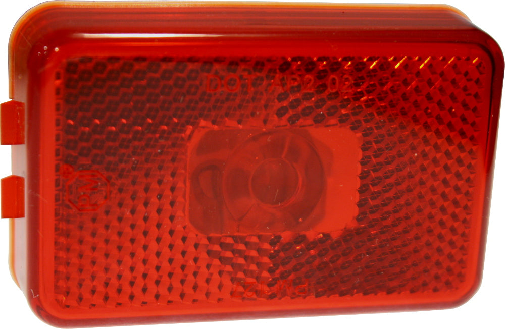 PM M127R Red Rectangular Clearance & Side Marker Light