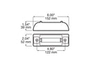 Piranha LED   187A   Amber   Clearance & Side Marker Light w-Reflex (2-Wire)