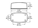 PM M393C Back-Up Light; clear; poly bag
