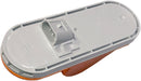 LumenX 356A Oval LED Mid-Turn Marker Light w-Reflex, Amber Grommet Mount