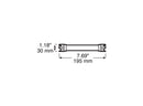 Great White® 359-1 LED Dome-Interior Light, 6" long, stripped leads, 300 Lumens