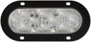 LumenX M823C-10   Clear, Flange Mount   Oval LED Back-Up Light, AMP