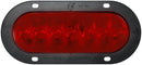LumenX 823R-7   Red Flange Mount   Oval LED Stop, Turn &amp; Tail Light, AMP
