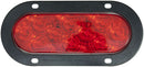 LumenX 823KR-10   Red Flange Mount Kit Oval LED Stop, Turn, Tail Light