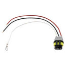 PM   817-49  LED Plug, 3-Wire, Molded AMP, w/ Stripped Lead, Ring Terminal
