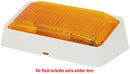 PM V385S Clear, Colonial w-Switch Rectangular Porch-Utility Lights (6 Pcs)