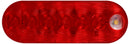 LumenX PM M880-7P Oval LED Combo S-T-T & Back-Up Light, Red Grommet Mount w-Plug
