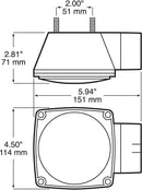 PM V452 w-o License Light Submersible Combination Tail Light (3 Pcs)