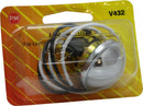 PM M432 Clear Chrome License Plate-Utility Light