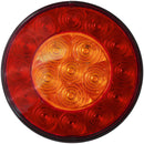 PM 2217A-R LED ECE-Compliant Combination Stop, Rear Turn & Tail Light, red/amber combo, grommet mt
