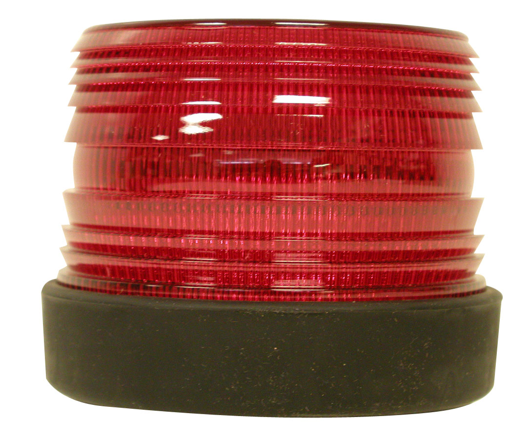 PM 769R Red, 12V Single-Flash Strobe Light